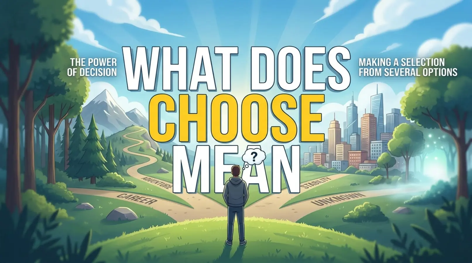 What Does Choose Mean