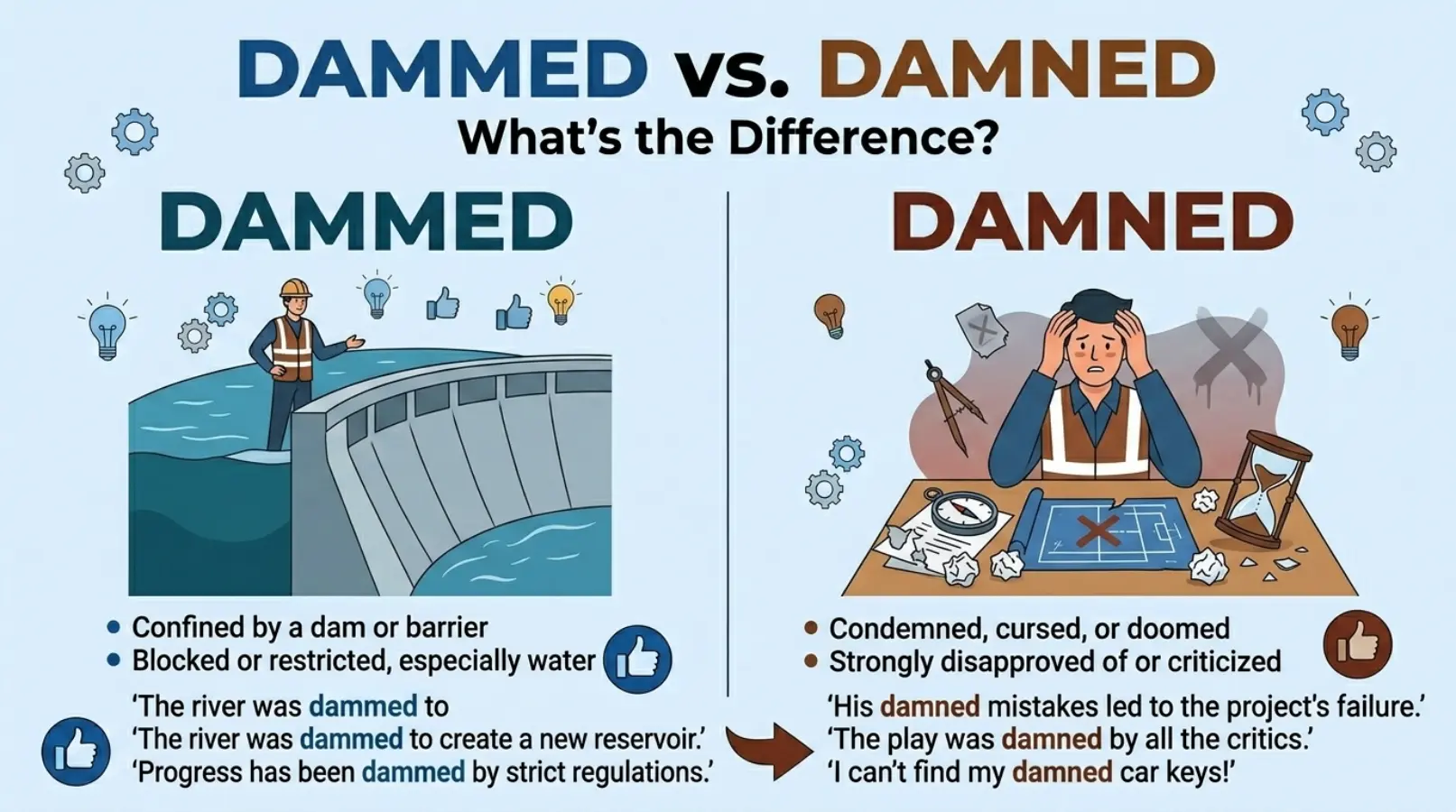 dammed or damned