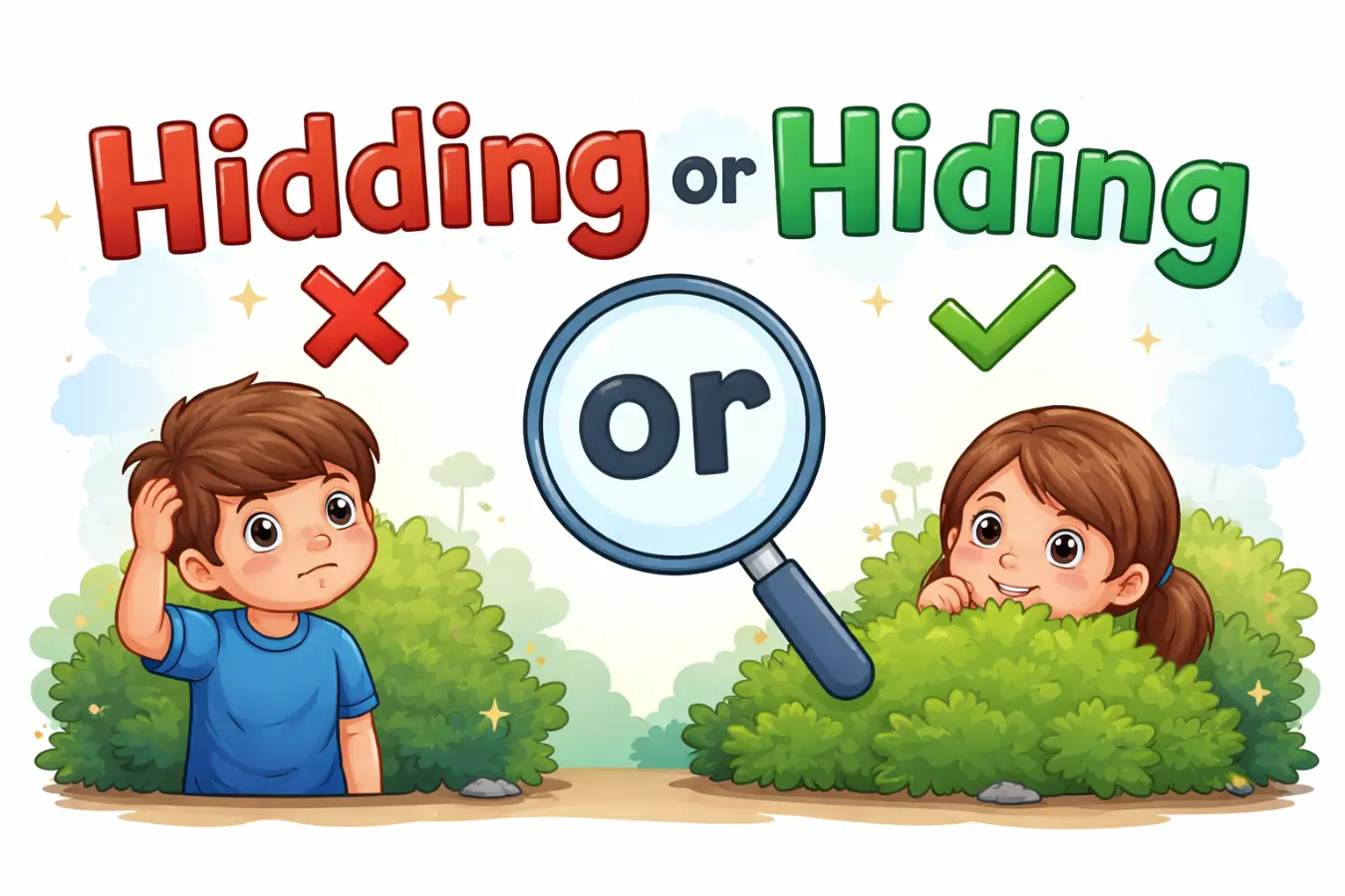 Hidding or Hiding