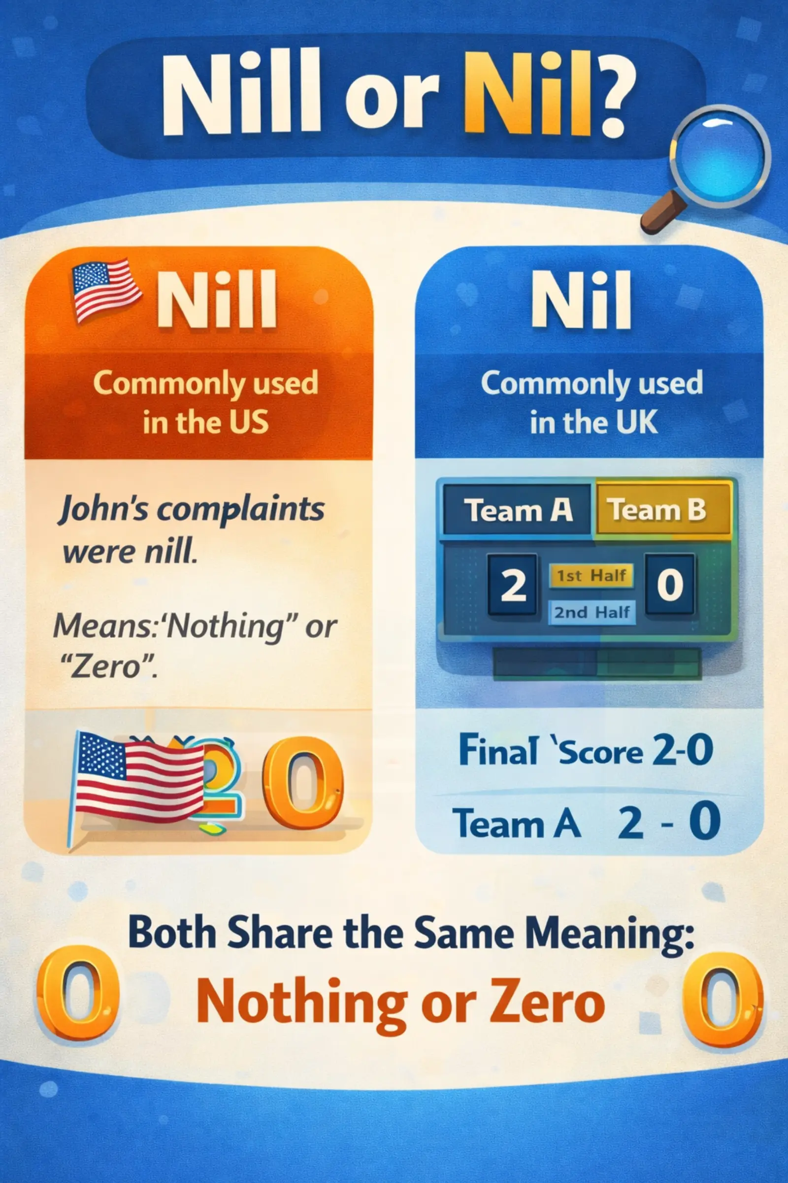 nill or nil
