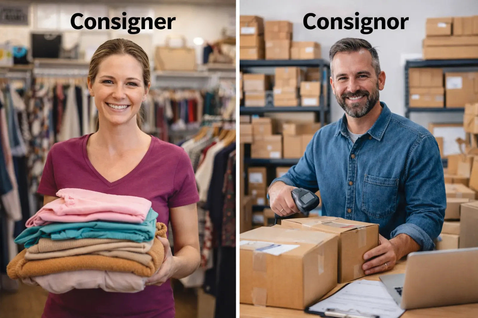 consigner or consignor