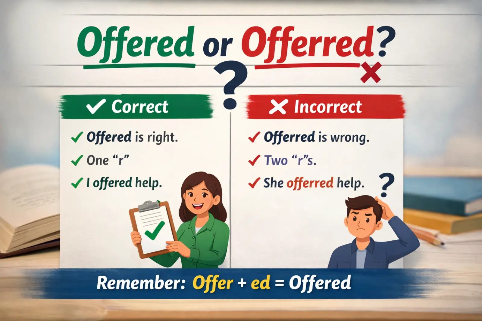offered or offerred