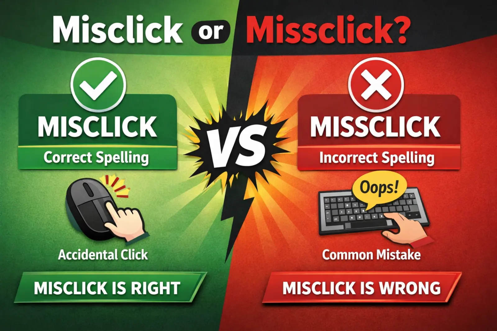 misclick or missclick