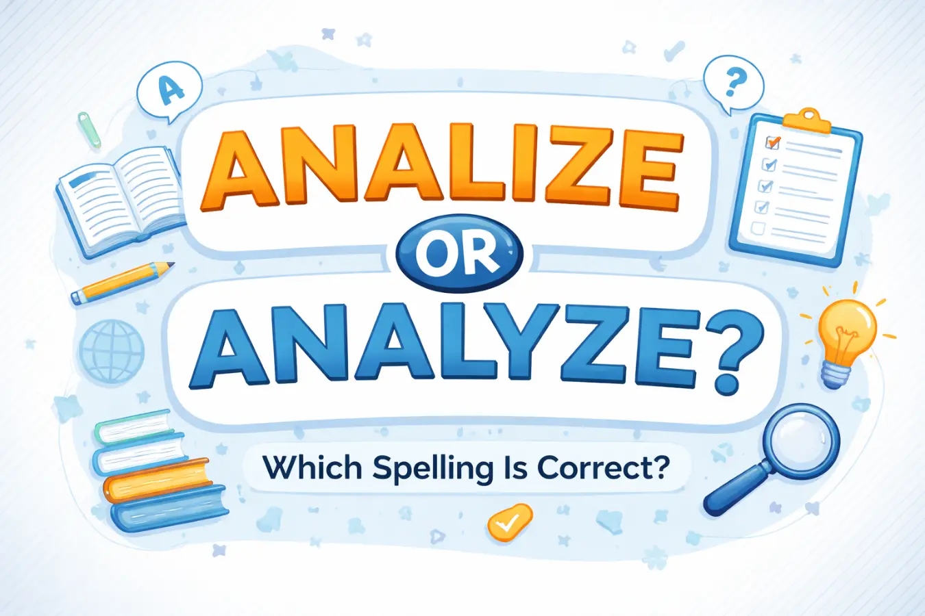 analize or analyze
