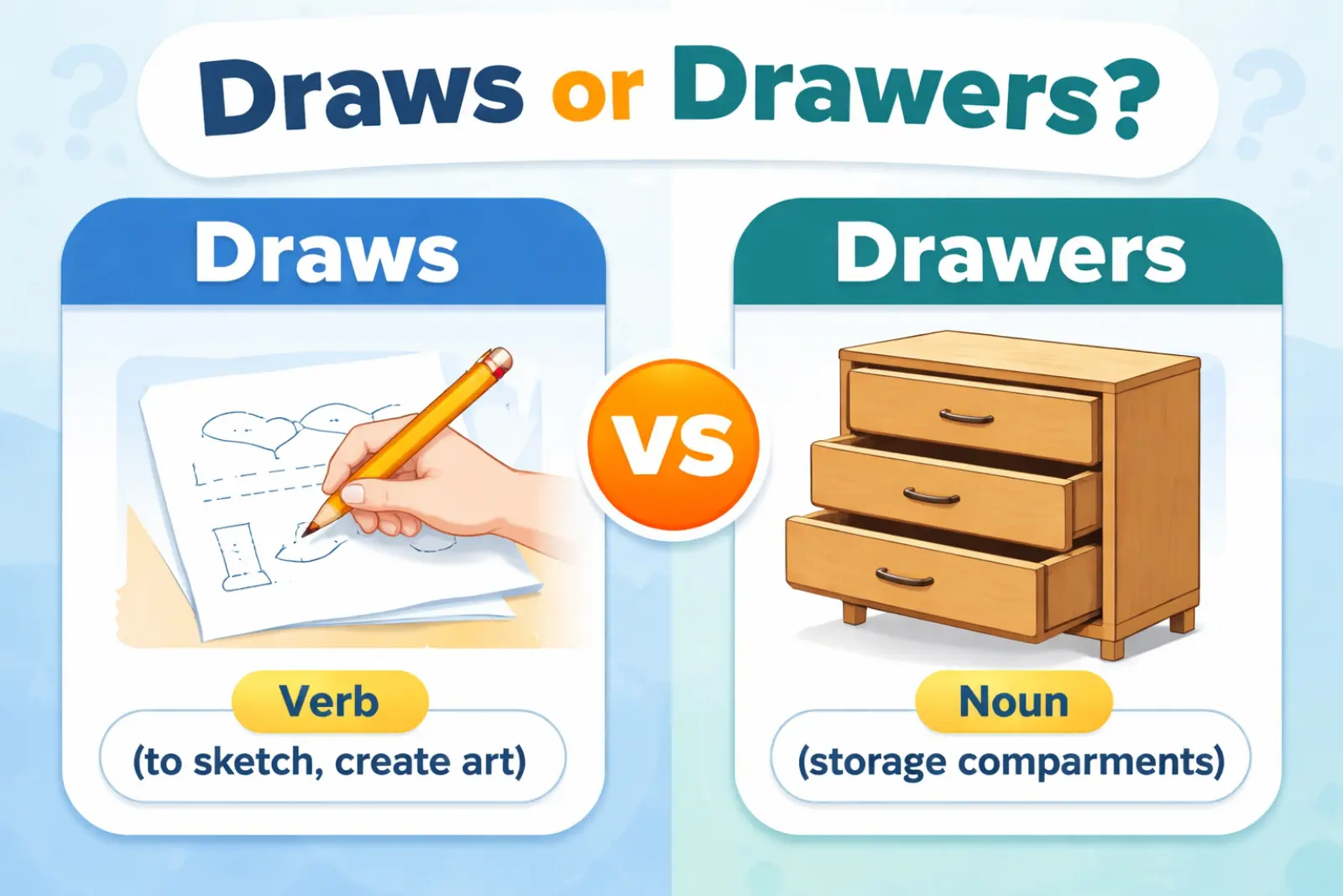 draws or drawers
