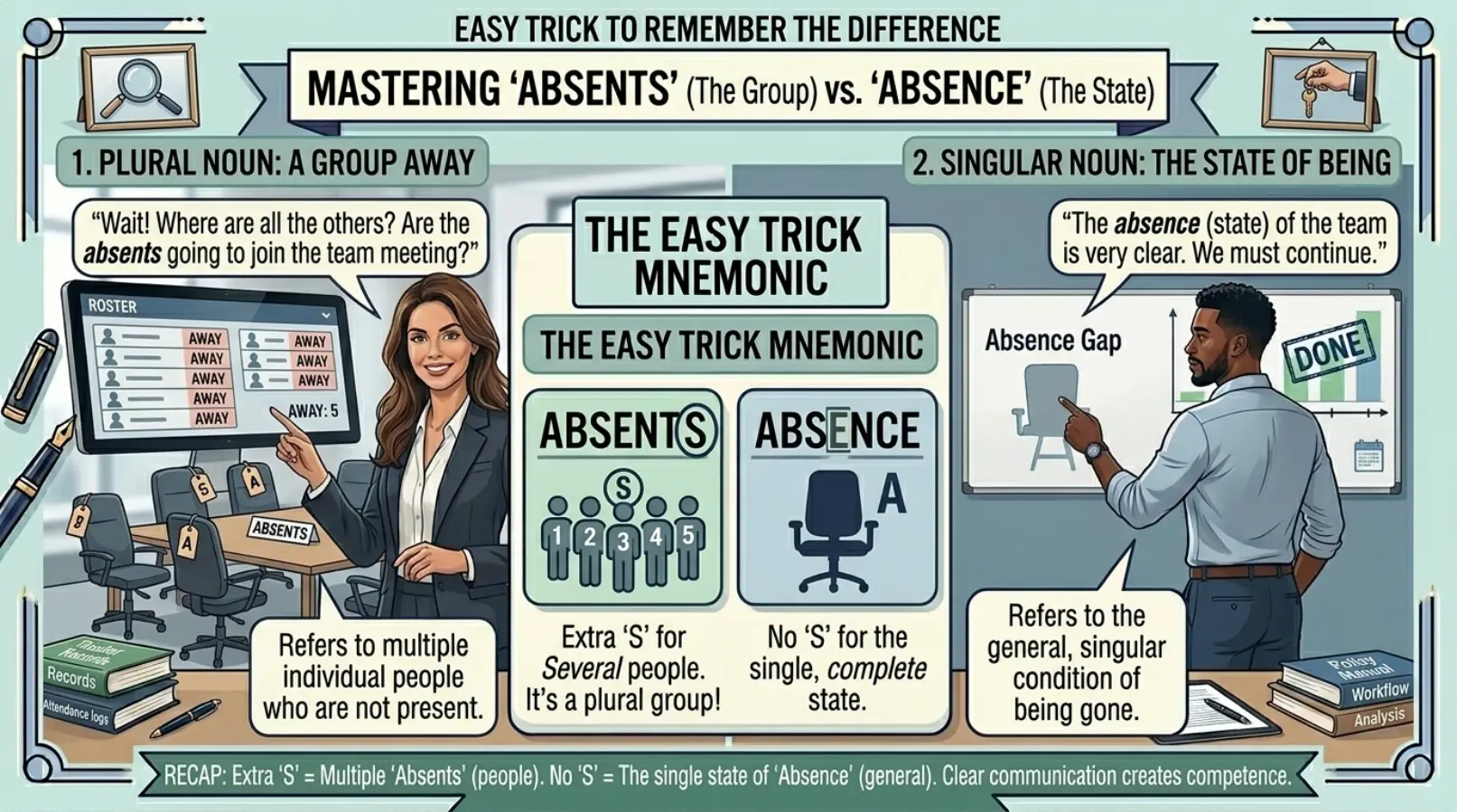 absents or absence