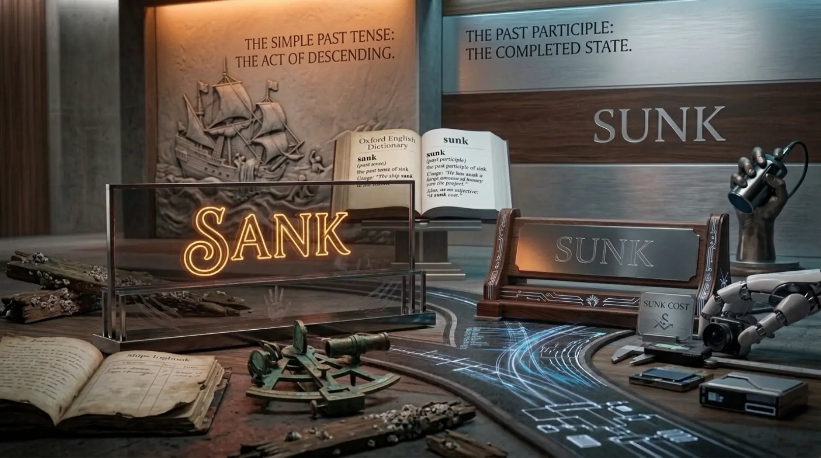 sank vs sunk