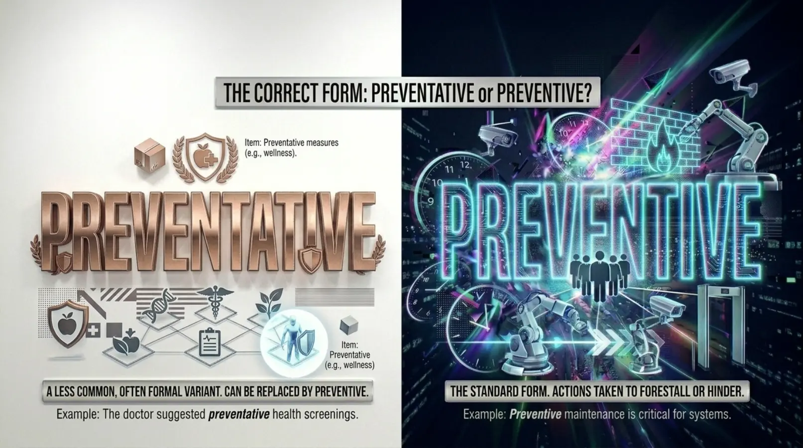 preventative or preventive