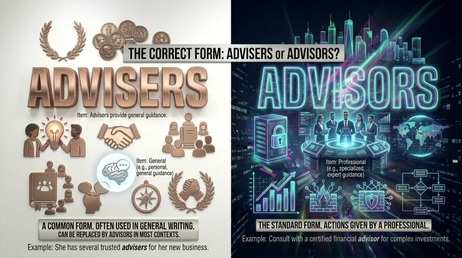 advisers or advisors