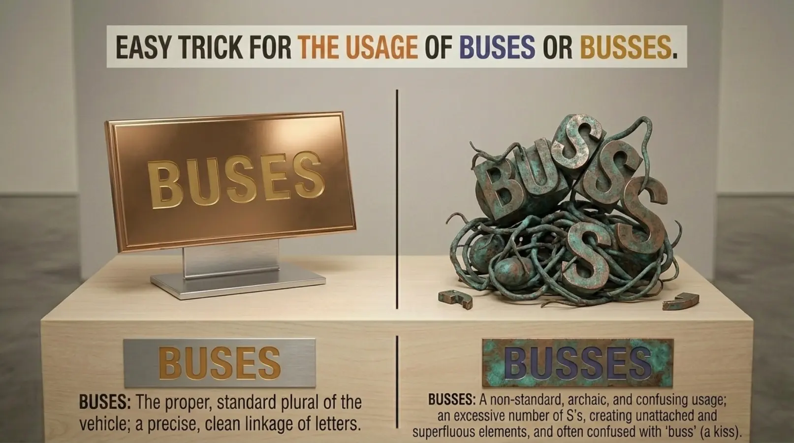 busses or buses