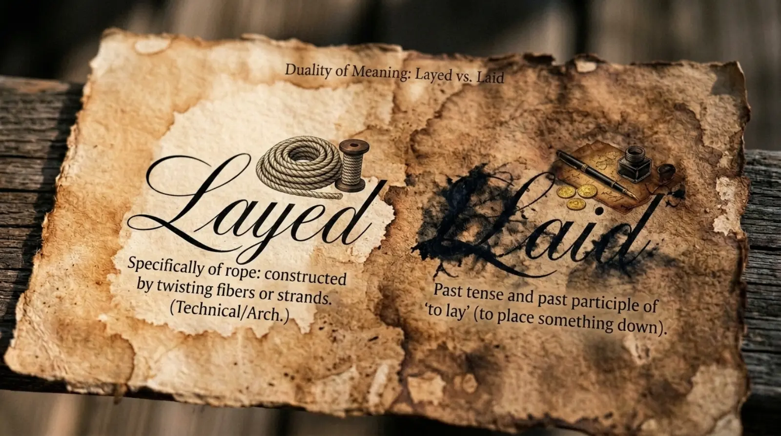 layed vs laid
