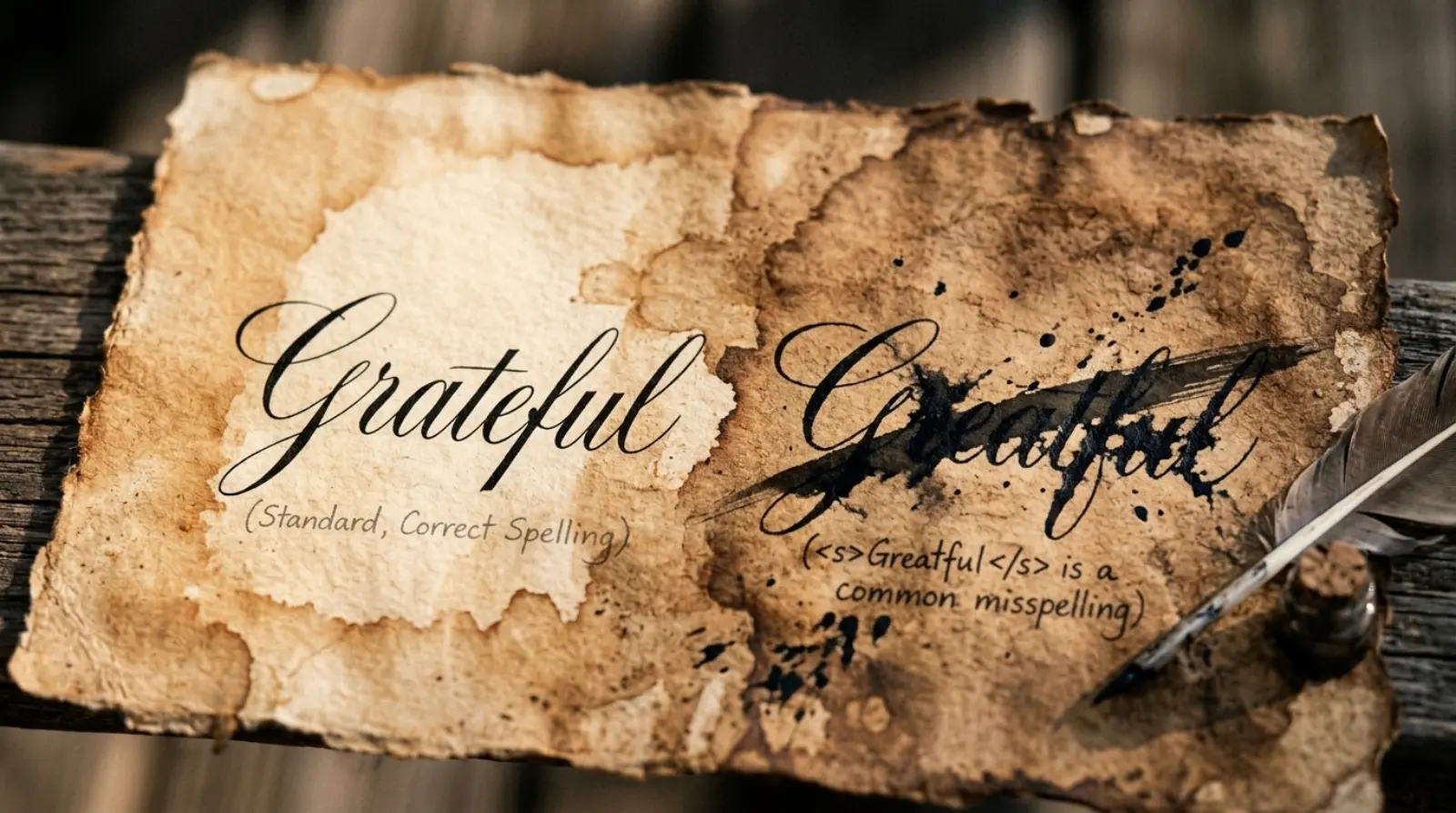 grateful or greatful uk
