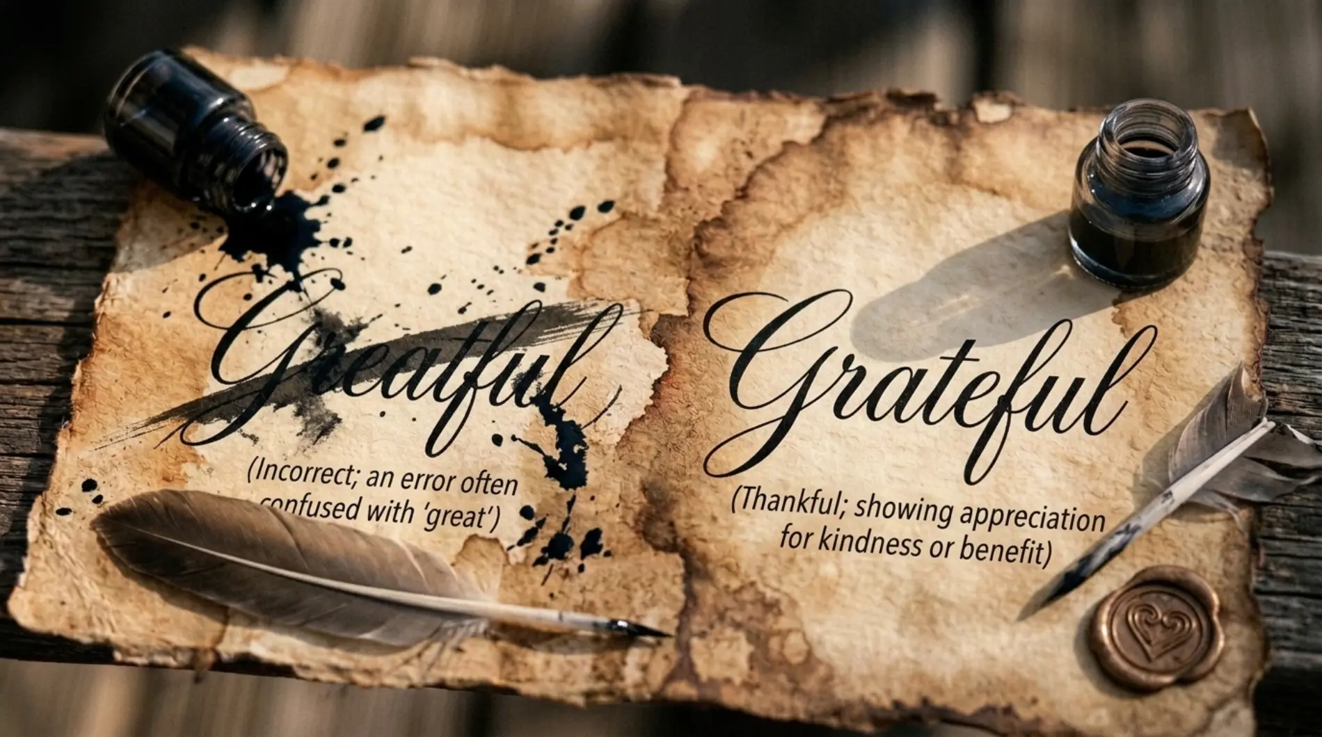 is it grateful or greatful