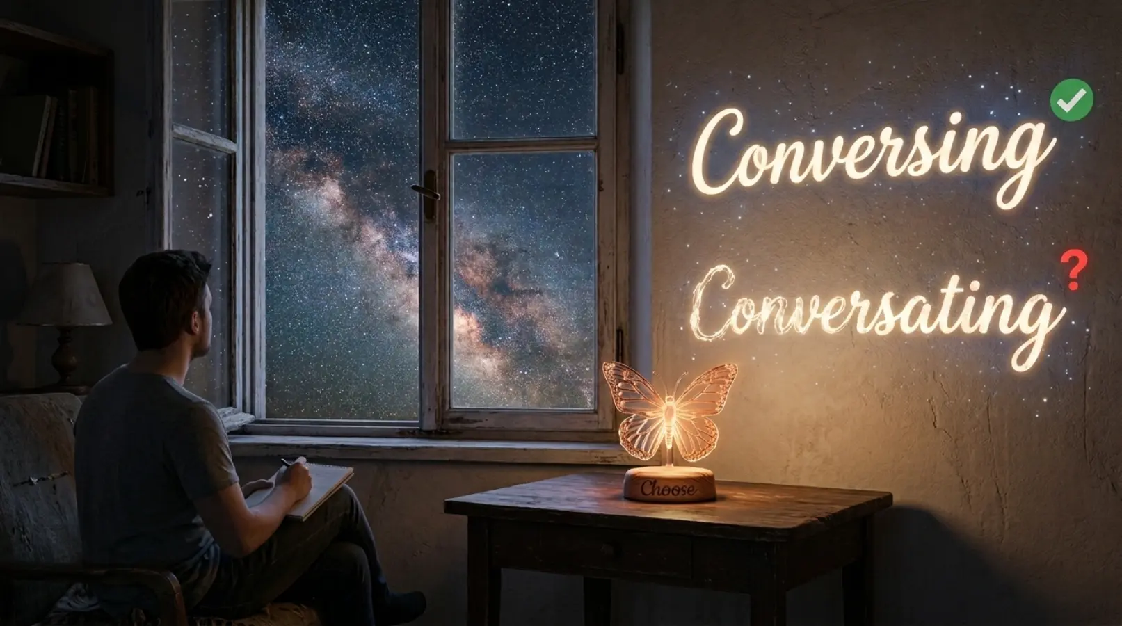 is it conversing or conversating