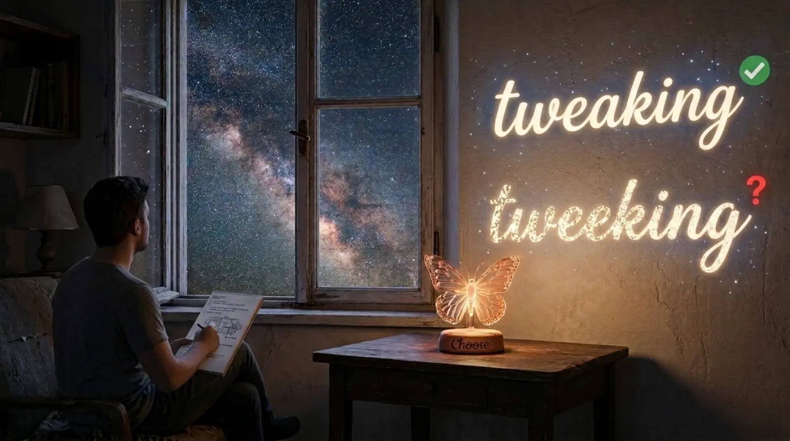tweeking or tweaking