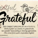 greatful or grateful australia