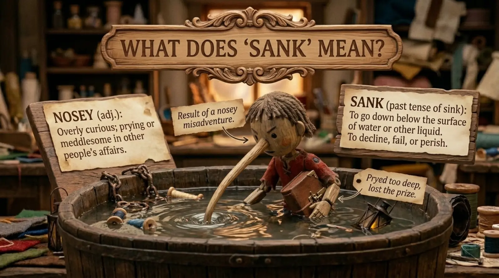 sunk or sank
