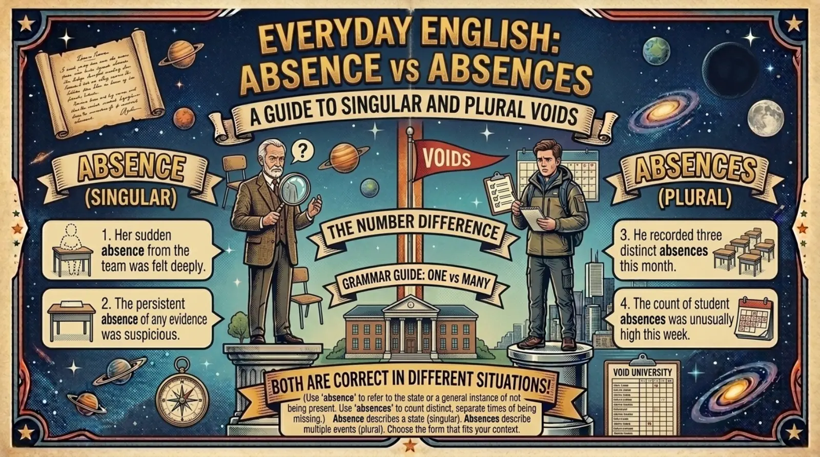 plural of absence