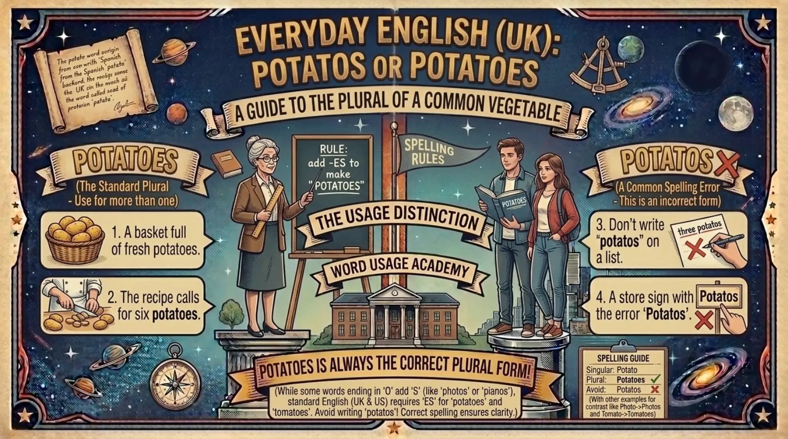 potatos or potatoes