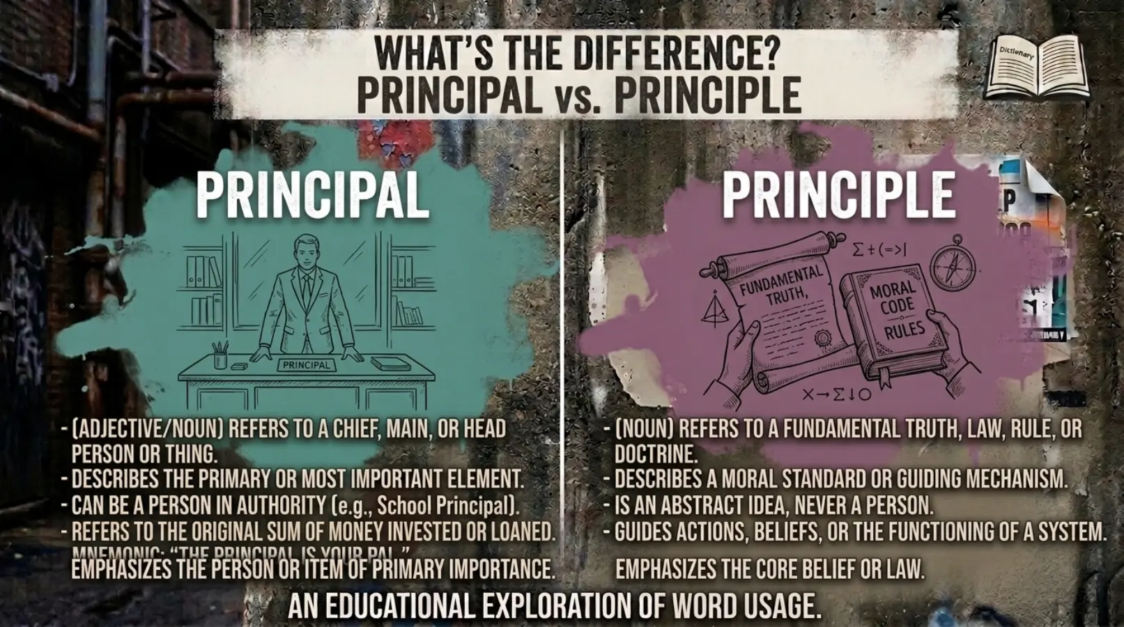 principal vs principle meaning