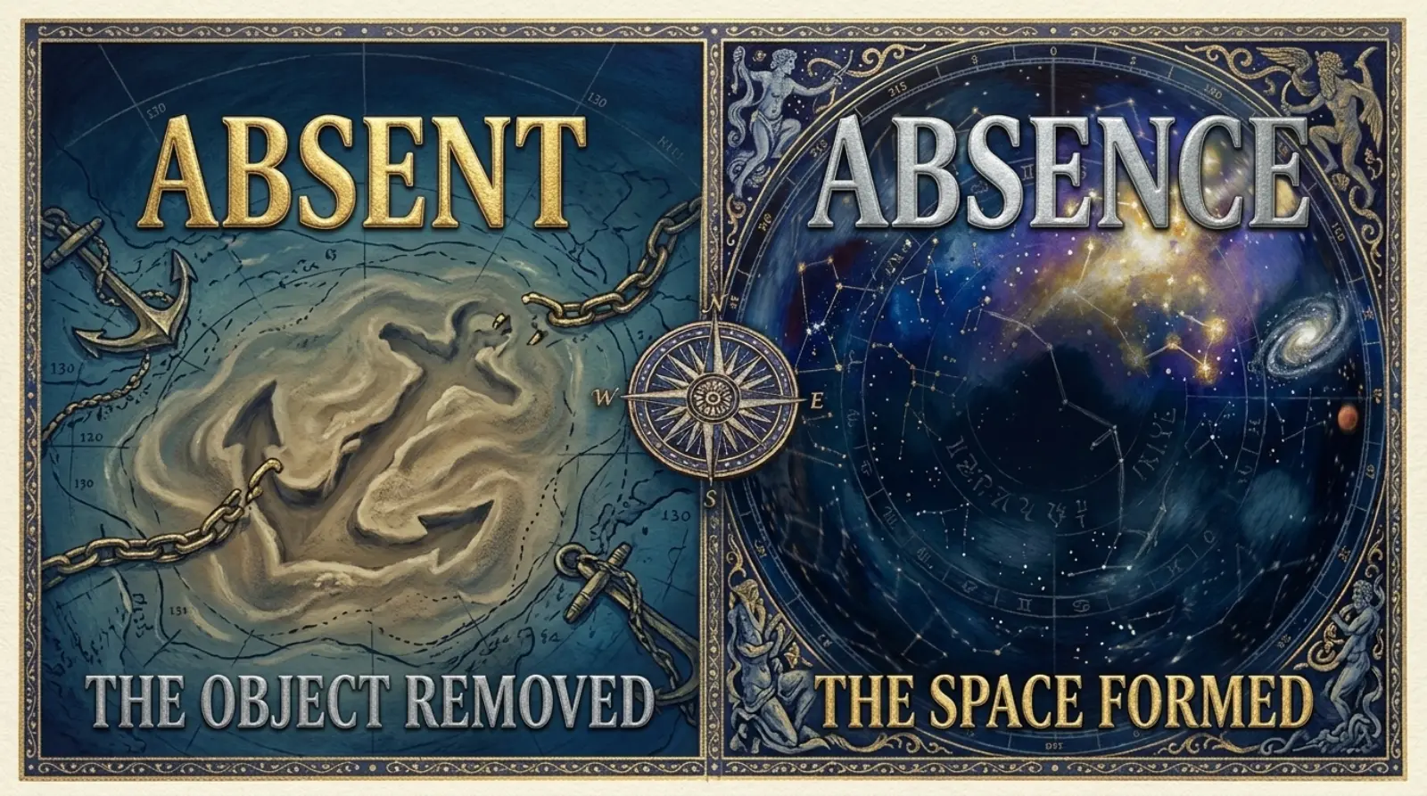 absent vs absence