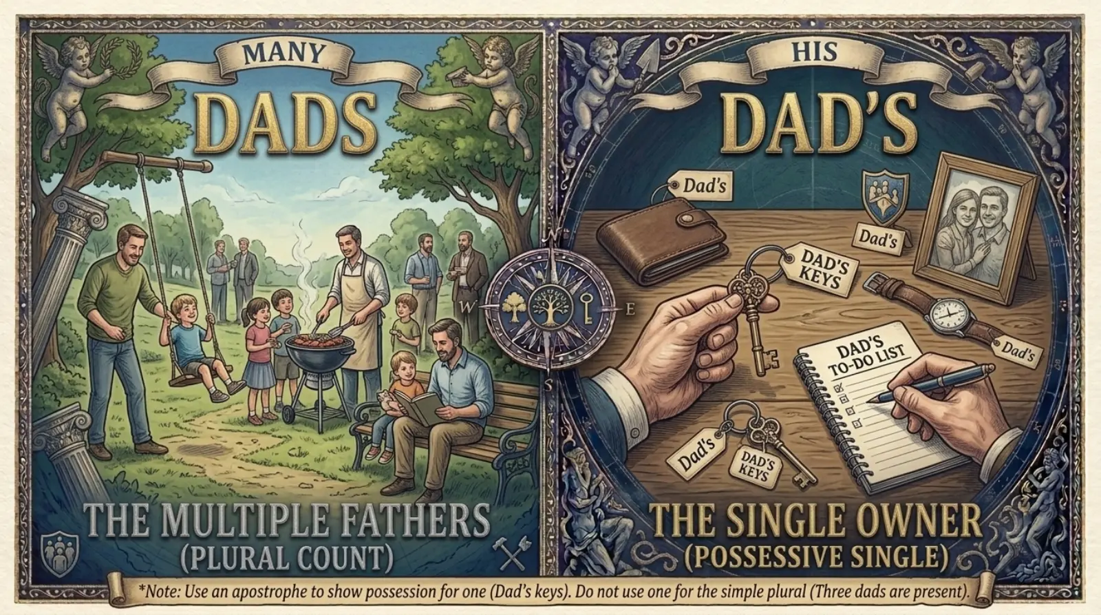 is it dads or dad's