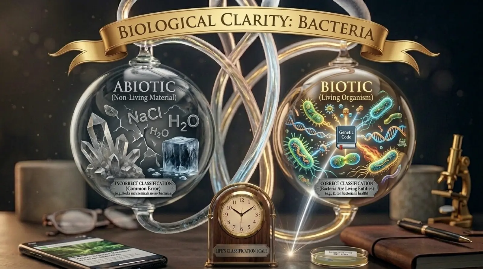 is bacteria biotic or abiotic