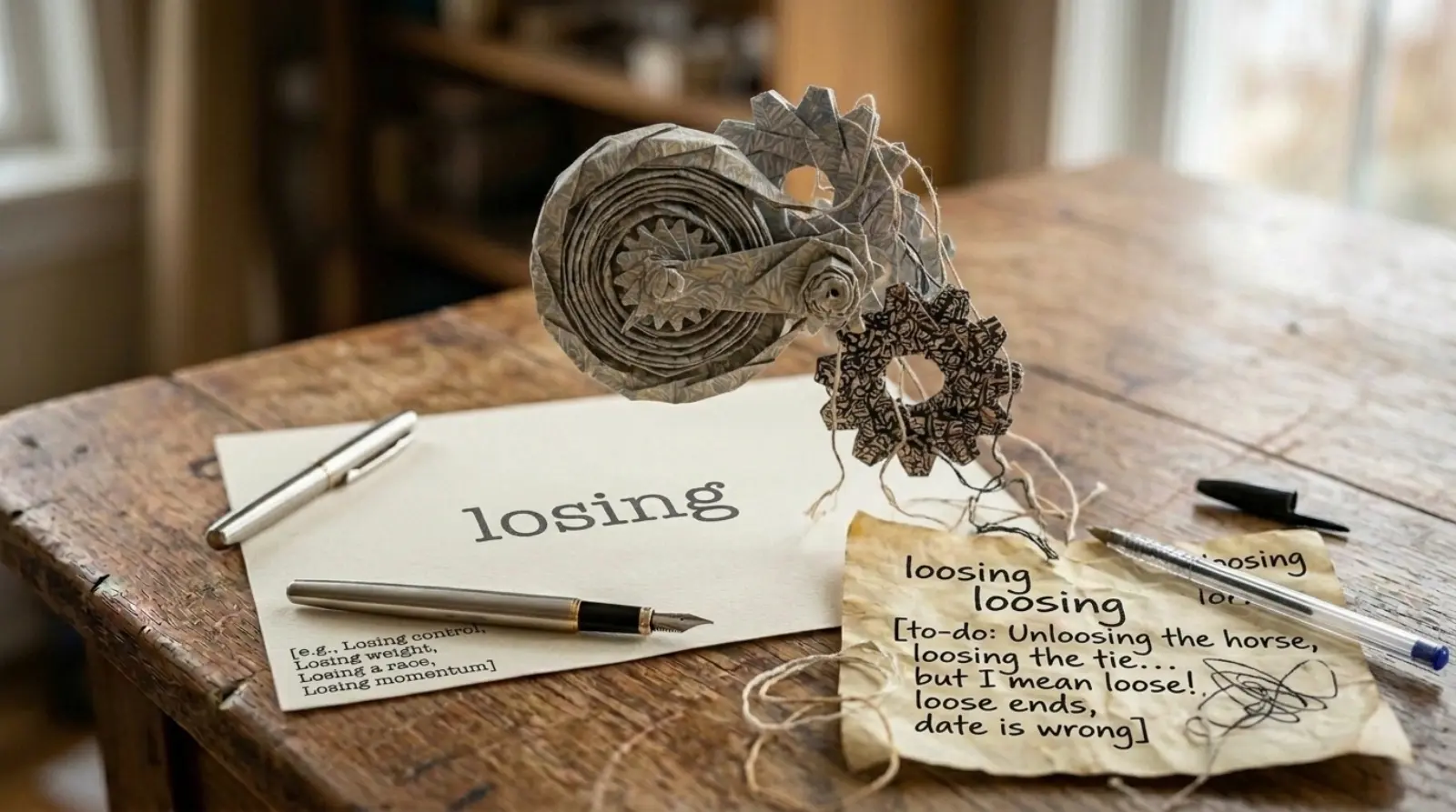 loosing vs losing